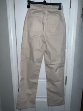 Hollister Women's Beige Straight-Leg cargo Pants 23r $10.00